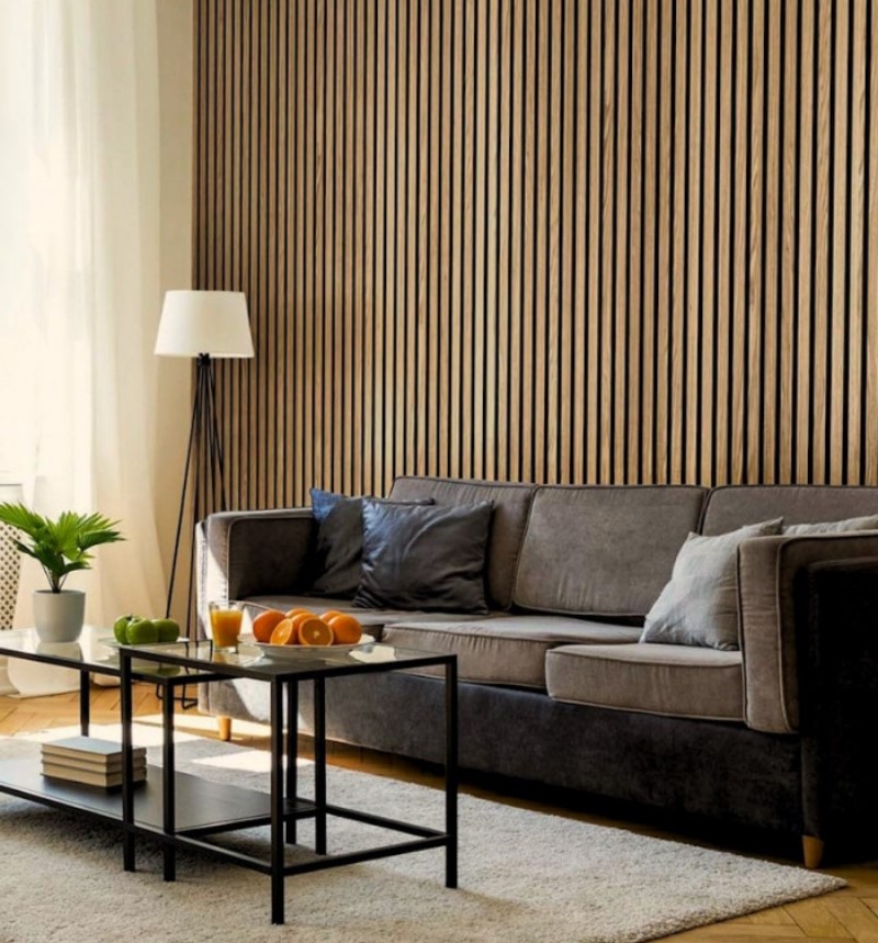 6.Montera Akustikpanel & Ribbvägg, Lamellvägg