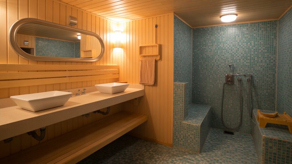 spa sauna in bathroom tBnOlh8eQHi9 JpzdHGyAQ 0dnr40WGSsaePiMrQ1ld Q