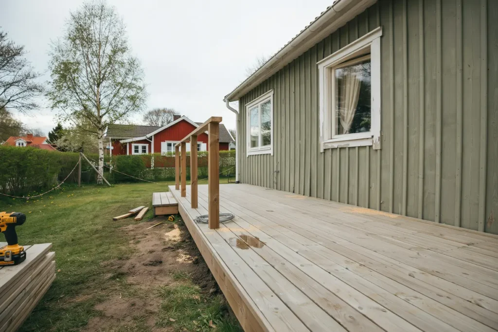 bygga altan i villaomr de regler materialval och vanliga misstag att undvika